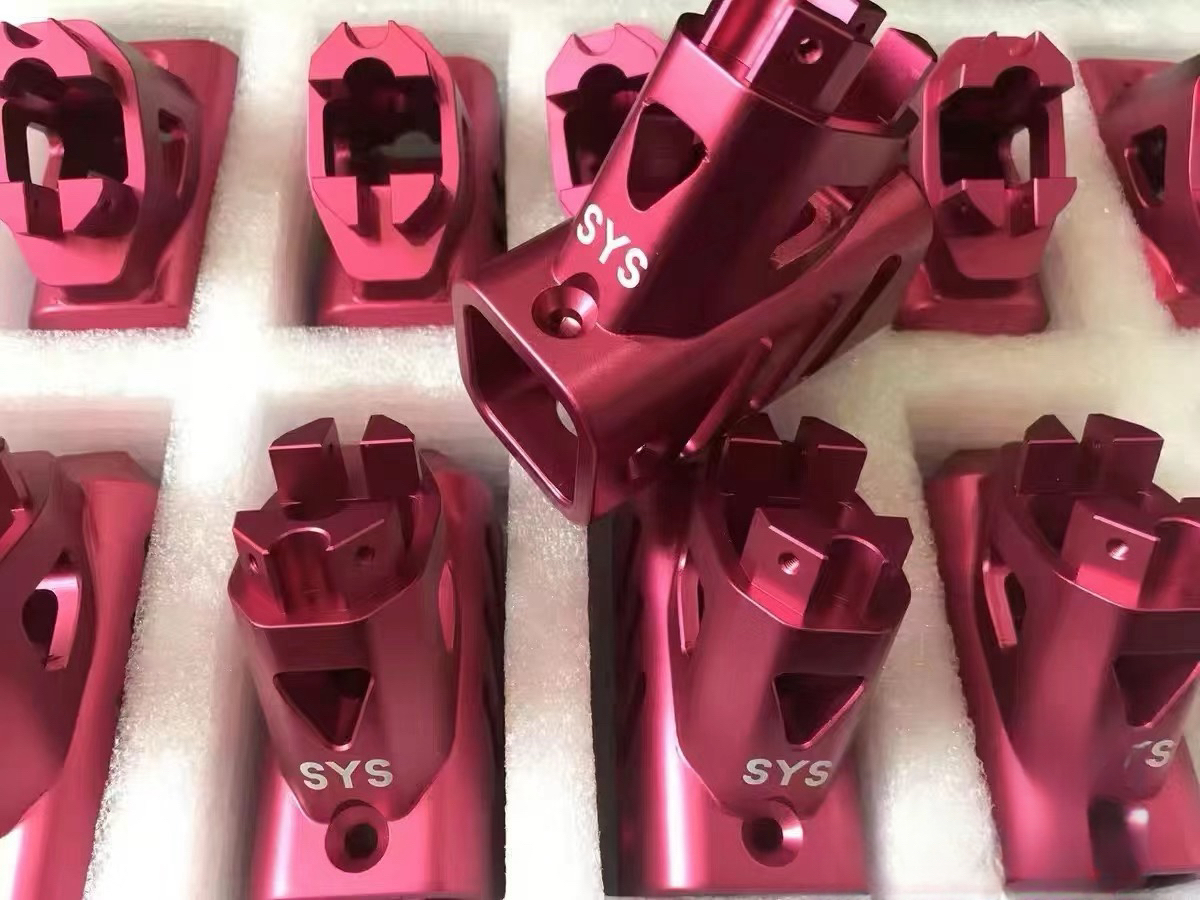 6061-T6 red anodizing parts