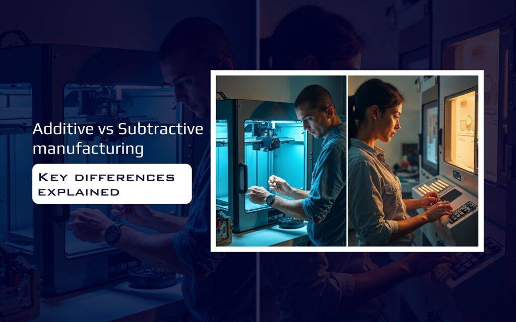 Additive vs. Subtractive Manufacturing